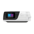 Front view of the ResMed AirSense 11 AutoSet CPAP machine with HumidAir heated humidifier.