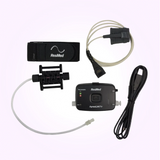 Front view of ResMed ApneaLink Air Home Sleep Testing Device with rest of the parts