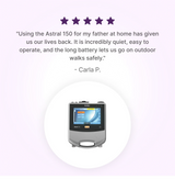 5-star review of ResMed Astral 150 Ventilator
