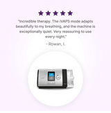 5-star customer review for ResMed Lumis 150 VPAP ST Non-Invasive Ventilator