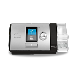 Front view of ResMed Lumis 150 VPAP ST Non-Invasive Ventilator