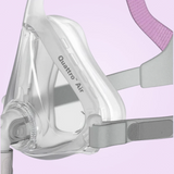 Máscara CPAP facial completa ResMed Quattro Air para mujer