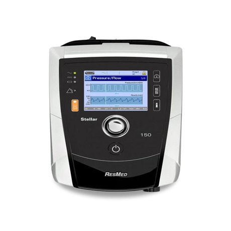Frontal view of ResMed Stellar 150 Invasive & Non-invasive Ventilator