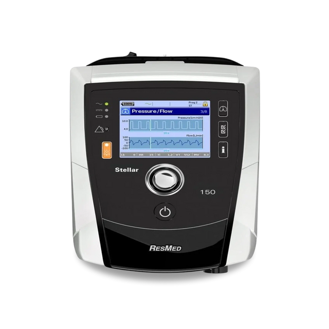 Frontal view of ResMed Stellar 150 Invasive & Non-invasive Ventilator