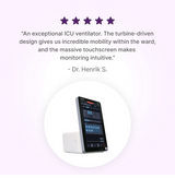 5-star customer review for ResVent RS300 Ventilator