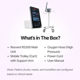Full package contents of ResVent RS300 Ventilator