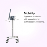 Ergonomic mobile cart for ResVent RS300 Ventilator