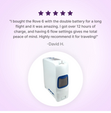 Five-star customer review of  Inogen Rove 6 Portable Oxygen Concentrator
