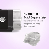 The humidifier for ResMed AirSense 10 AutoSet CPAP machine can be bought separately from the machine