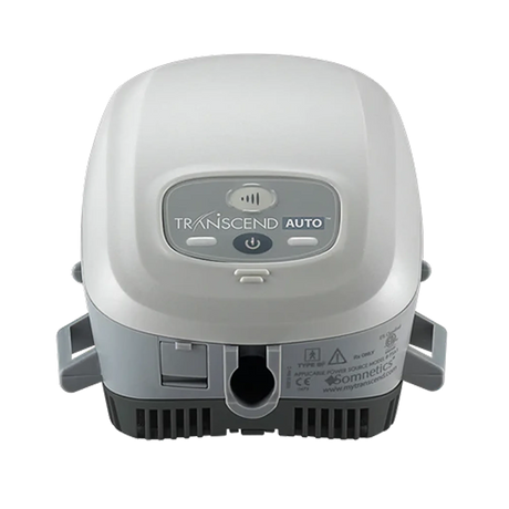 Frontal view of the Transcend Auto Travel CPAP Machine
