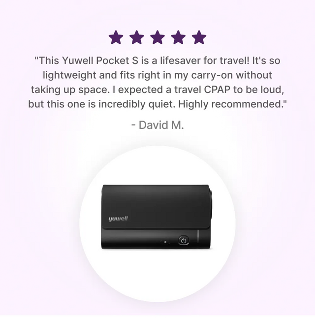 Yuwell Pocket S Travel CPAP Machine