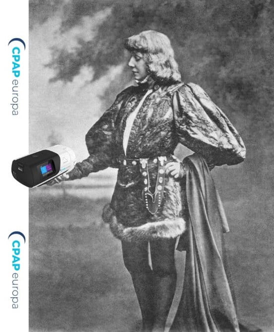 Hamlet prince of Denmark with Airsense 11 Autoset CPAP-machine