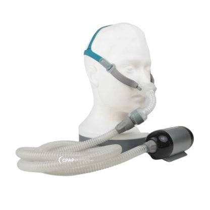 BMC P2H Nasal Pillow CPAP Mask - optimized for travel CPAP device BMC M1 Mini - with waterless humidification technology