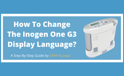 Change Language - Inogen One G3 Oxygen Concentrator