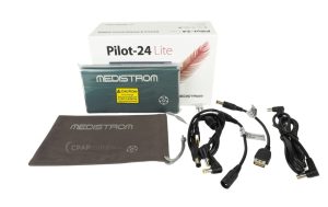 Medistrom Pilot-24 Lite Portable Battery complete set with cables for different CPAP devices