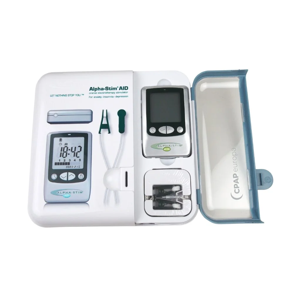 Alpha-Stim AID CES Therapy Device – Cranial Electrotherapy Stimulator