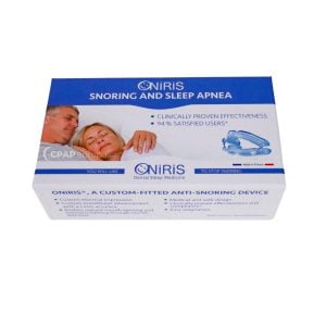 Oniris Mandibular Advancement Device for Snoring and Sleep Apnea - Adjustable oral brace.